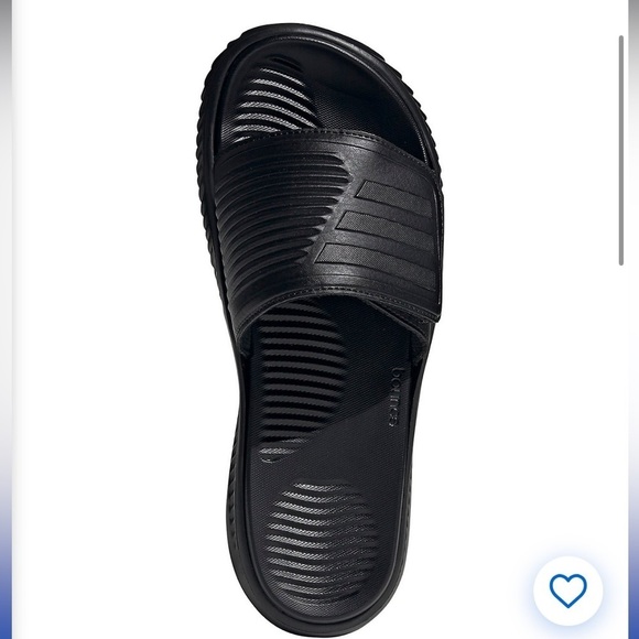 Adidas Adults' Alphabounce 2.0 Black Slide Sandals Sz 8 Men 9 Women - Picture 3 of 5